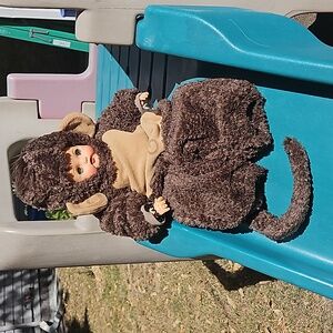 InCharacter Costumes Baby's Lil' Monkey Costume, Brown/Tan